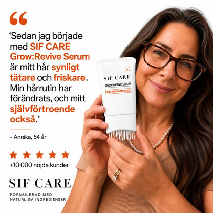 Kundcitat från Annika, 54 år